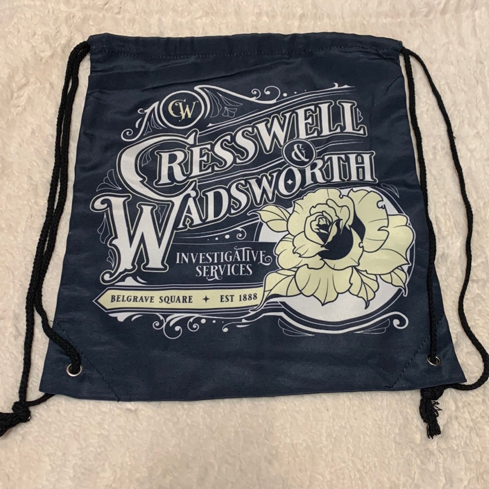 Stalking Jack the Ripper Owlcrate Drawstring Bag